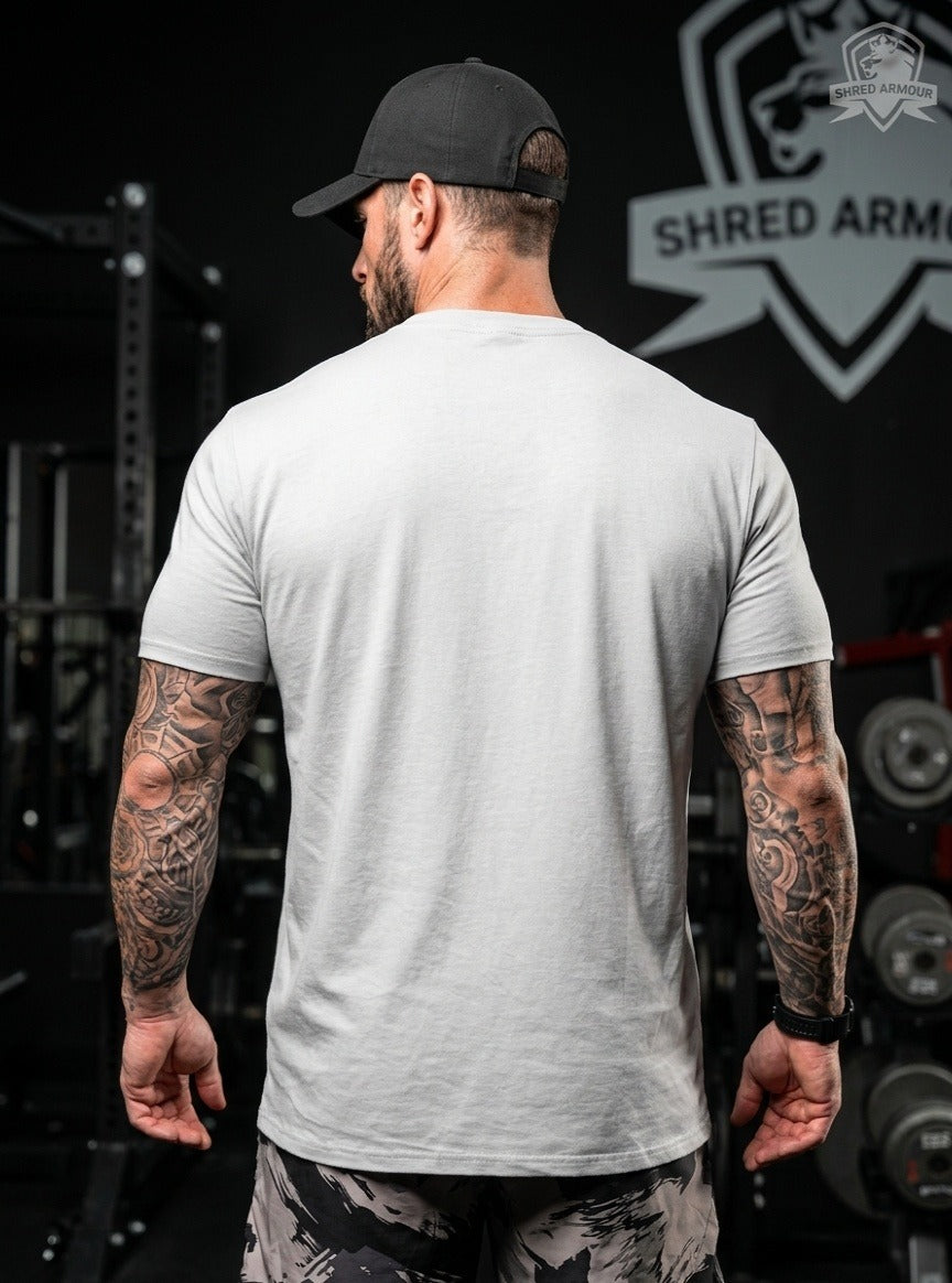 tryon_16_Warrior_T_Shirt_Mockup_Light_Gray_Mockup_Back_the_person_is_standi