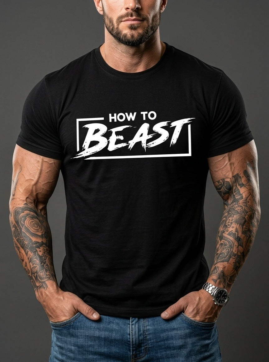 tryon_33_How_To_Beast_T_Shirt_Mockup_Black_the_person_is_posed