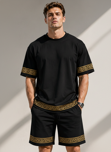 Royal Noir Luxe Co-Ord Set