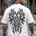 Inferno Tribal Back Print Tee