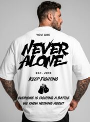 Never Alone Oversized Tee - Image 3