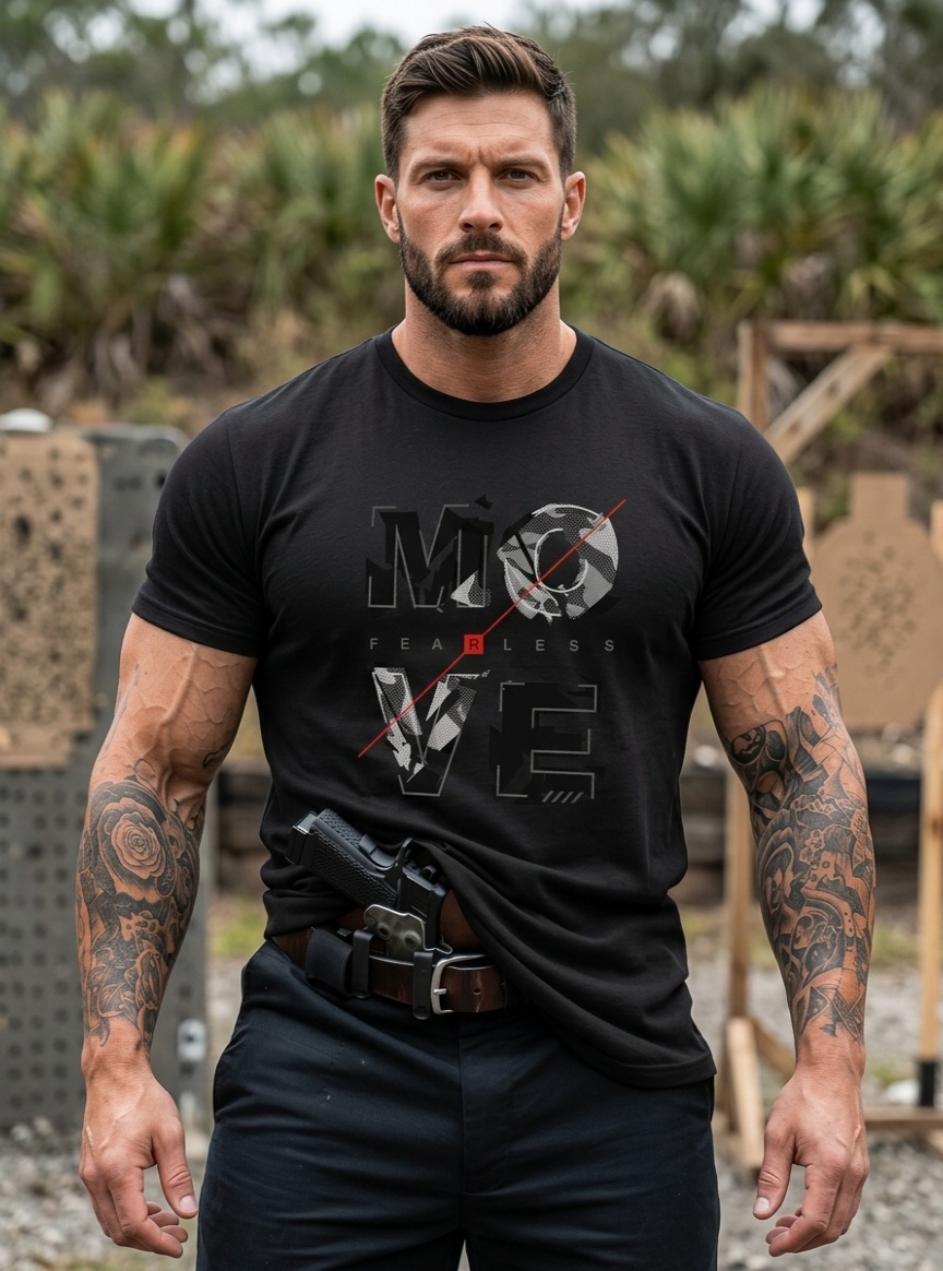 tryon_3_Fearless_Move_T_Shirt_Mockup_Black_2_the_camera_framing_i Fearless Move Tee - Image 1