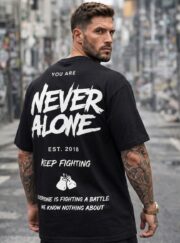 Never Alone Oversized Tee - Image 6