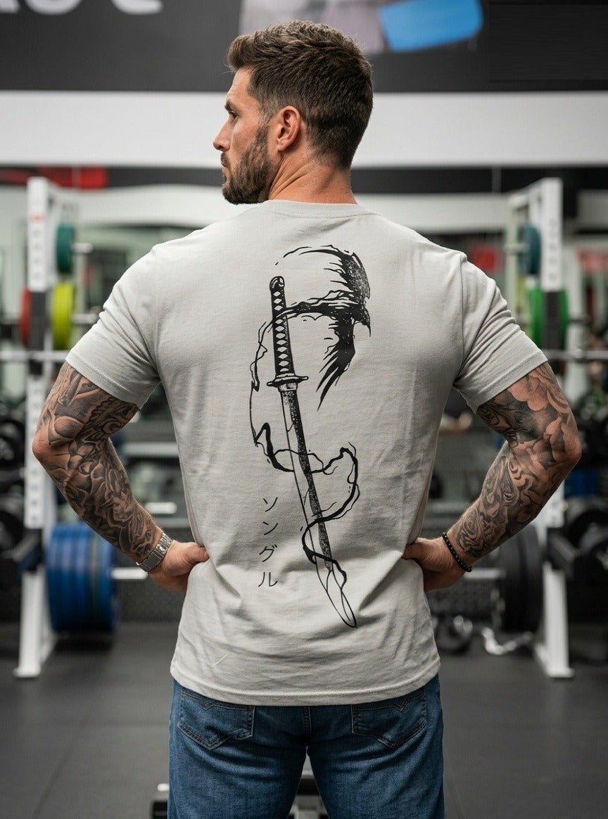 tryon_19_Sword_T_Shirt_Mockup_White_Gray_5_a_waist_up_shot_from