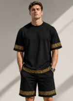 Royal Noir Luxe Co-Ord Set